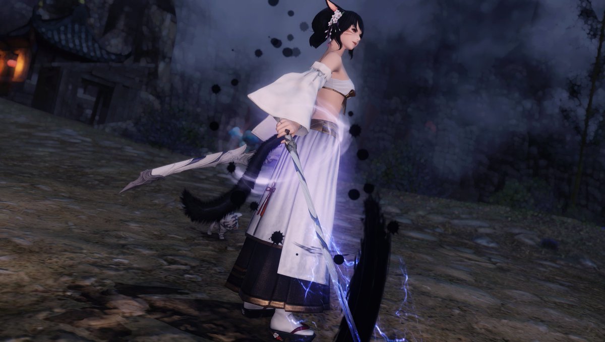 fantasyBladeXIV's tweet photo. #FFXIV #ffxivglamour #GPOSERS #ffxivsnaps #GShade #NenekoColorS #FFXIVScreenshots  #FF14SS #miqote https://t.co/uirjcRPtYR