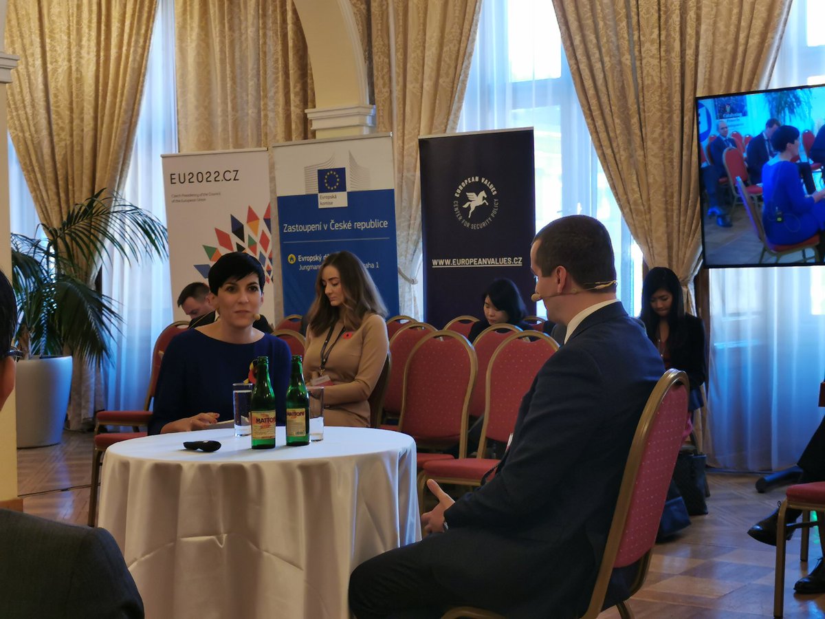 DanielMiloSK's tweet photo. "There are countries in our neighbourhood, which facilitate Russian and Chinese malign influence in Europe" The case of #Hungary mentioned by Chair of Czech Parliament Markéta Pekarova @market_a at #EVSummit2022
@_JakubJanda @_EuropeanValues https://t.co/HyKMCT9Dkg
