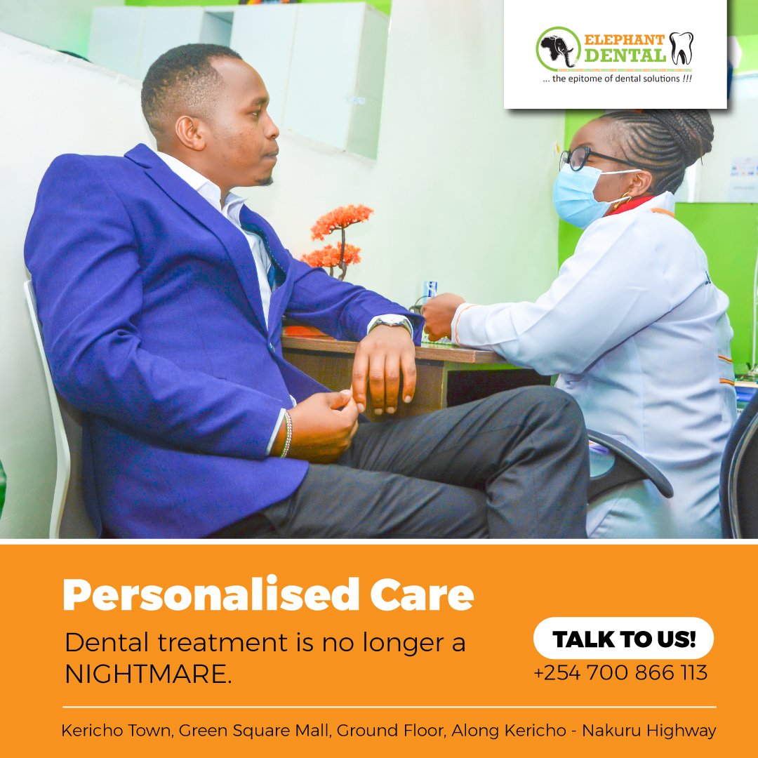 ElephantKericho's tweet photo. We listen to you and advise on the next best course of action for your dental needs. 

If you're having any dental issues, schedule an appointment Today.

For inquires and bookings get in-touch with our team. 
#leaked #Mitumba #dentalcare #EALA #Kuria https://t.co/5geVZ7VRdY