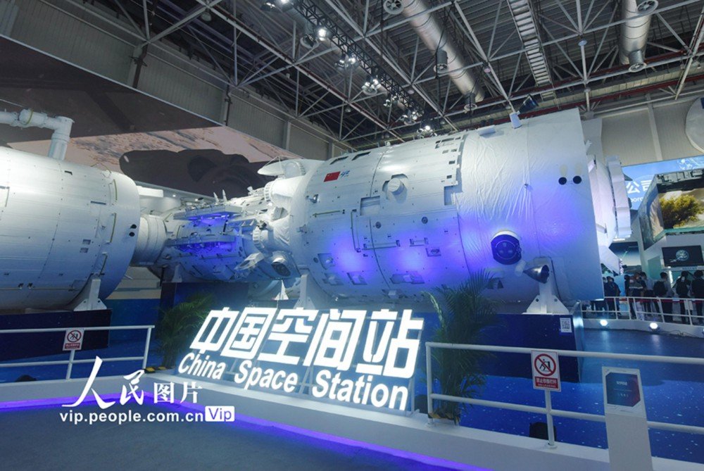 Visitors at the Airshow China 2022 are able to have immersive experiences in the country's 'space home,' as a life-size replica of the orbiting Tiangong space station is on display.