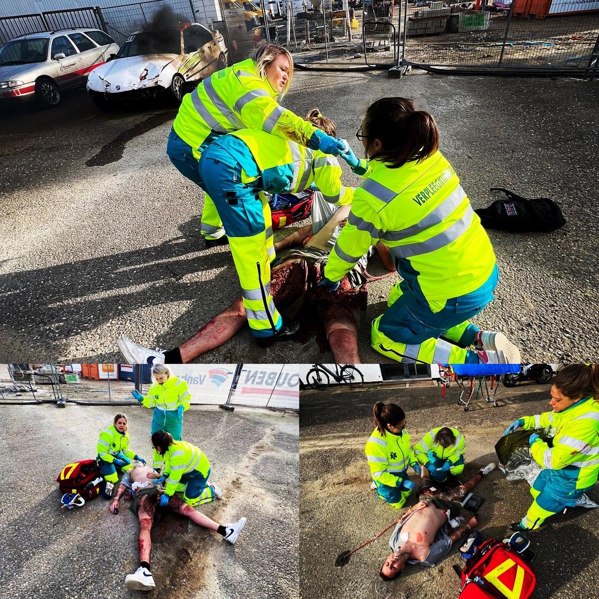 prehossolutions's tweet photo. Na realistische & uitdagende #trauma scenario’s met liters bloed & medische scenario’s . 🙈
Zijn alle cursisten van de #RTACC cursus geslaagd na hun theoretisch examen! 🥳
#thisistraining!
#realrealistictraing #realtraumacourse @ATACCGroup @AZKlina #ambulance #prehospitaal https://t.co/EHNO6dICST