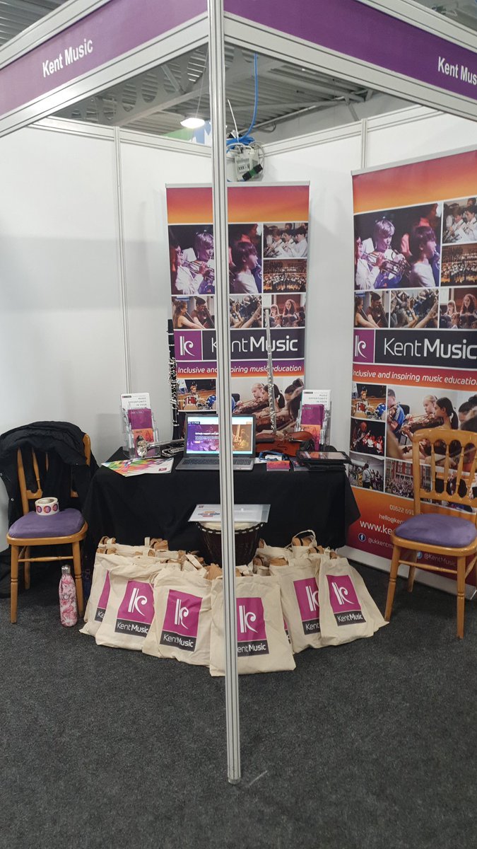 We're at <a href="/TheEdPeopleShow/">The Education People Show</a> all day today! Schools in attendance can come see Liv and Grace and find out all about how we support music education - and maybe grab a swag bag while you're at it...
