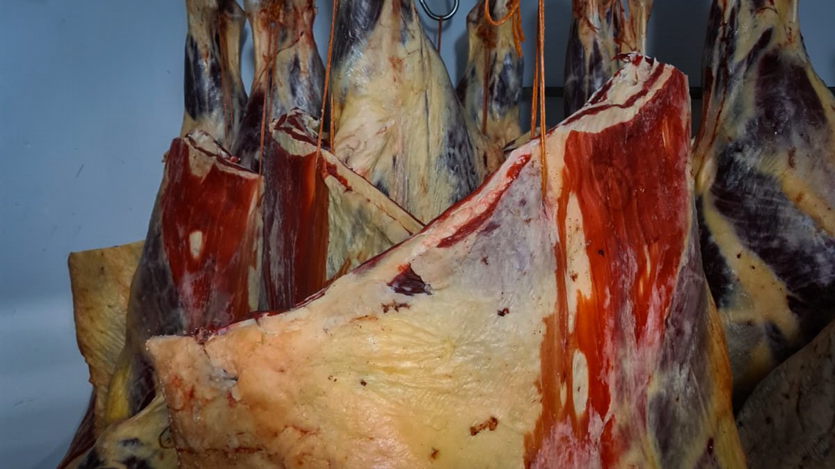 This fabulous Dexter beef is nearing the end of its maturing time and should be ready for the counter next week!

Martin Foster rears this wonderful free-range, grass-fed beef on his small farm in Carlisle and if you want to secure your favourite cuts, get in touch: 015242 71278