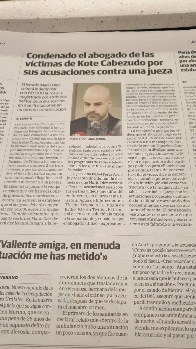 mario10oficial's tweet photo. El miserable @diariovasco omite que caben recursos.
En 9 años jamás sacaron una foto de su antaño colaborador, el violador #KoteCabezudo

Criticar a Pérez Asenjo 60.000 €
Ser violada por KC: 20.000 €
Sufrir pornografía infantil: 15.000 €
La gente no es idiota.
#JusticiaPoetica https://t.co/sVh6zeMQcf