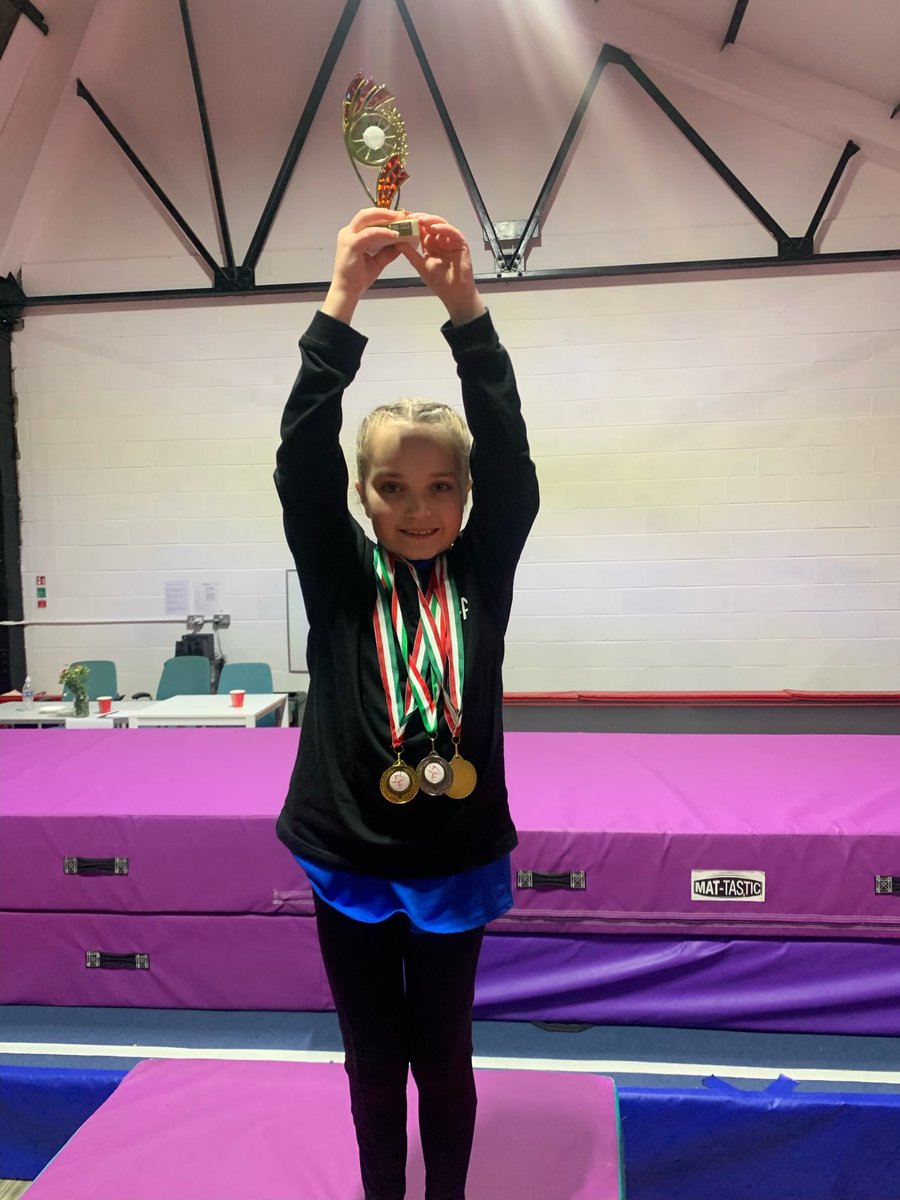 ARWPrimary's tweet photo. CONGRATULATIONS Sara!
Sara competed in the National disability Gymspire competition (age 11-12) last weekend.
Sara won 1st place not just for her floor routine and vault but she also won 1st place overall.
Bendigedig Sara!
#gymspire #gymnastics #disabilityinsport https://t.co/5enFNaXykO