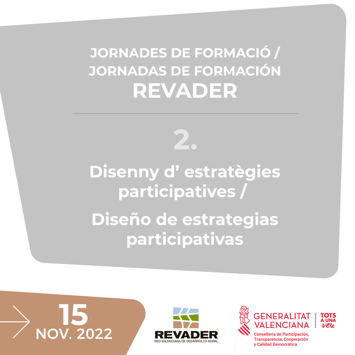GXuquer's tweet photo. Segona jornada de formació #REVADER
El 15 de novembre de 10 a 13 h ens reunim a Sot de Ferrer per a parlar sobre el disseny d'estratègies de desenvolupament local participatiu (EDLP), des de les seues bases fins als elements claus de les futures EDLP. @RED2REDCons https://t.co/DeL2SURA3f