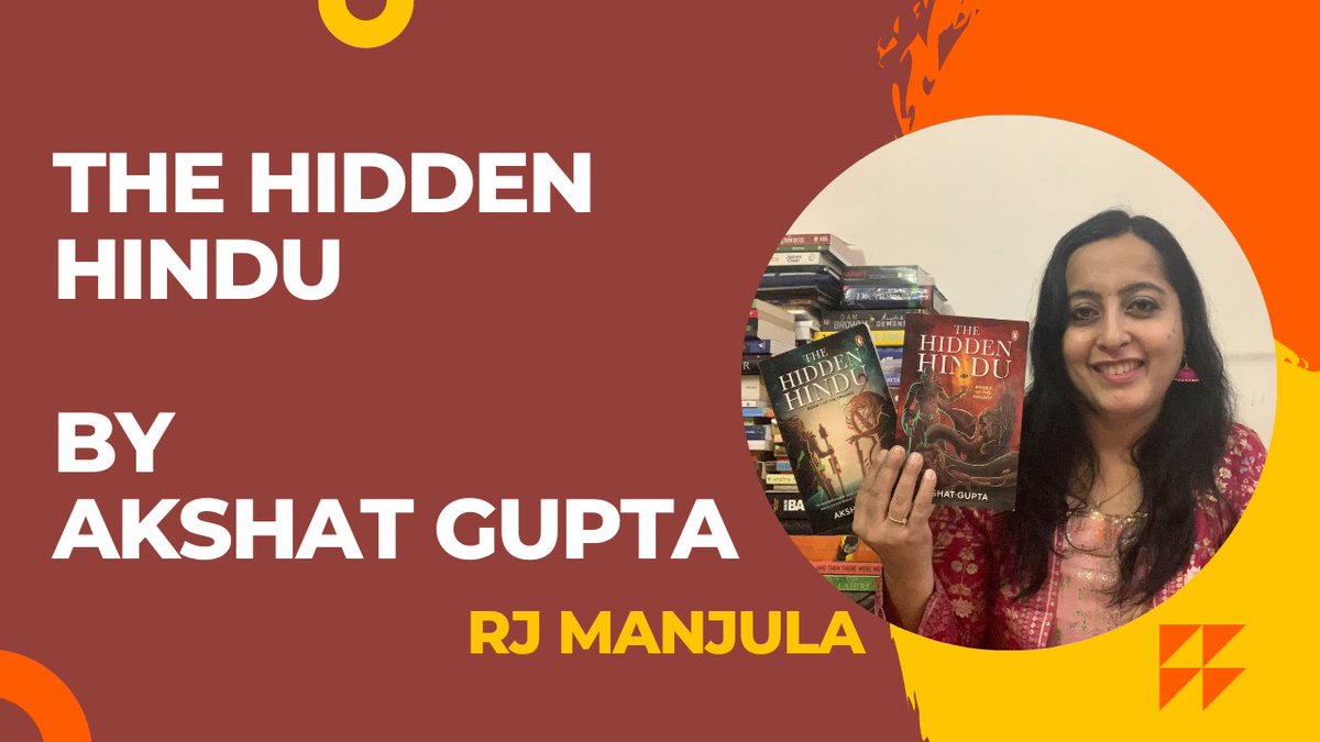 #thehiddenhindu by #akshatgupta in #bookreviewbyrjmanjula on my YouTube channel #rjmanjula on youtu.be/ae-7H75J4kQ

#thehiddenhindu #thehiddenhindu2 #thehiddenhindubook #thehiddenhinduisback #bestindianauthors #indianauthors #hiddenhindu #bookloversindia #hindumythology #books