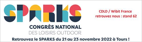 cdldpro's tweet photo. Nous avons le plaisir de vous annoncer que nous serons présents au SPARKS, le Salon/Congrès annuel du SLA (Syndicat des Loisirs Actifs) qui aura lieu à Tours du 21 au 23 Novembre !

RDV sur notre stand CDLD / Wibit France > Stand N° 62

#wibit #nouveautés #nouveau #outdoor https://t.co/917mqK7Nc4