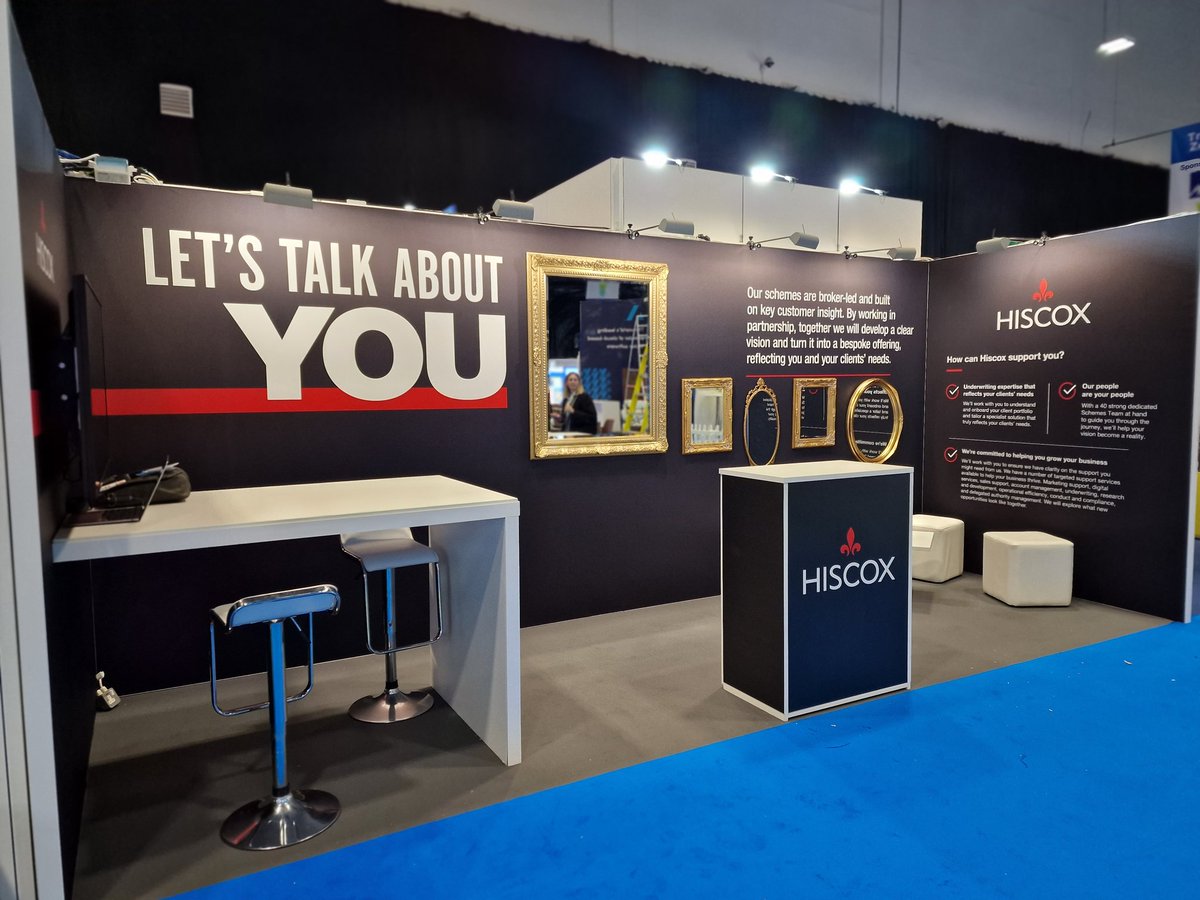 fireflypowell's tweet photo. All ready for @BrokerExpo @HiscoxUK https://t.co/r6WEvUyGZi