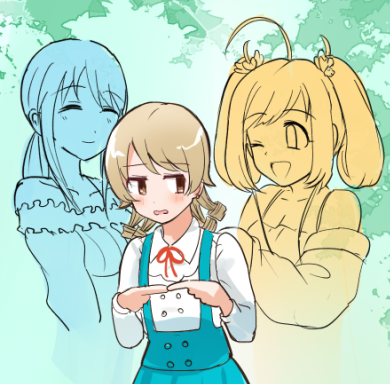 森久保乃々 「2016/11/16:「Takeme☆Takeyou」発売同年5月の第5回総選挙」|鹿てっくのイラスト