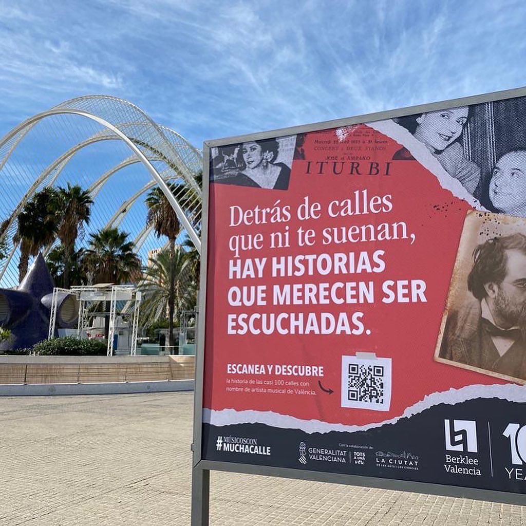 lacriaturacreat's tweet photo. Esta interesante campaña cuenta la historia de los músicos que ponen nombre a las calles de Valencia #MúsicosConMuchaCalle >>> https://t.co/OSspzREdNs https://t.co/FJJOACOElk