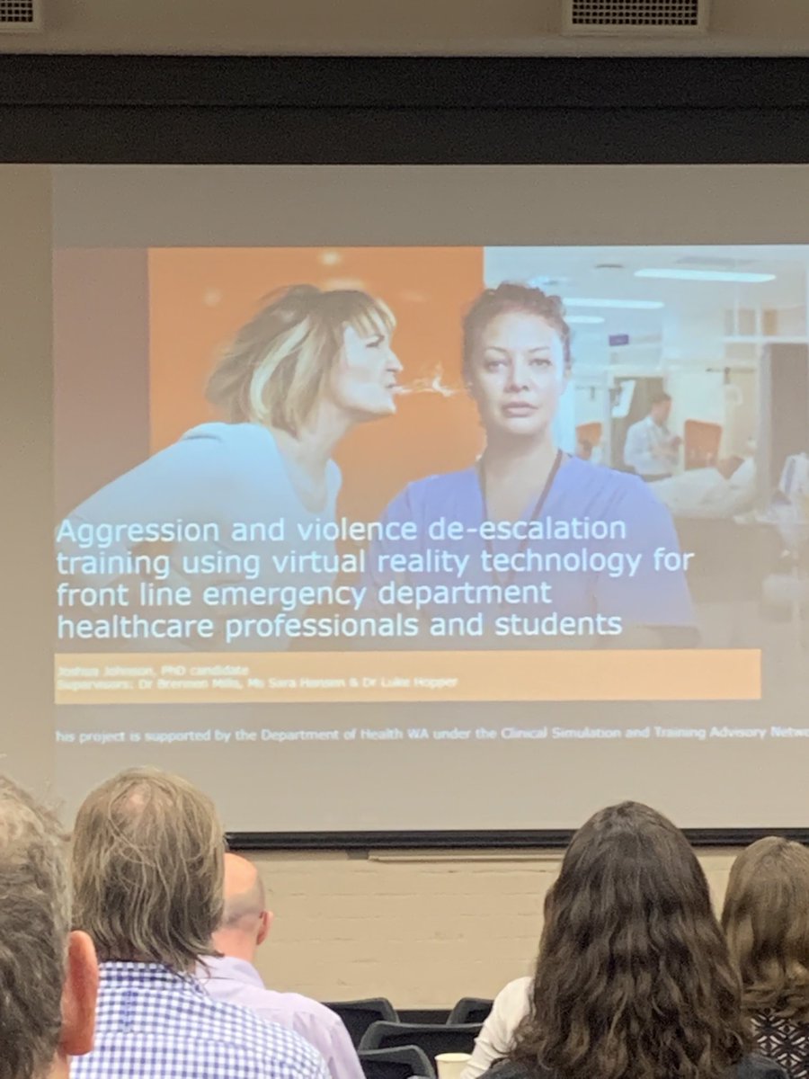 Listening to Josh Johnson speaking about aggression and violence de-escalation.