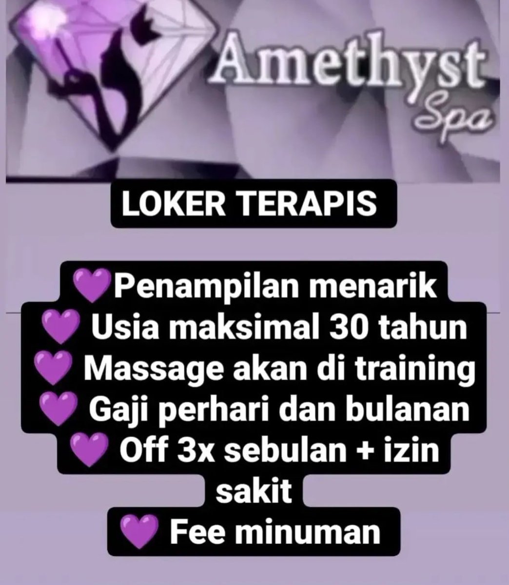 spaamethyst2's tweet photo. MEDAN
WA for info 0852 6012 6855 https://t.co/L4bUeR9P7M