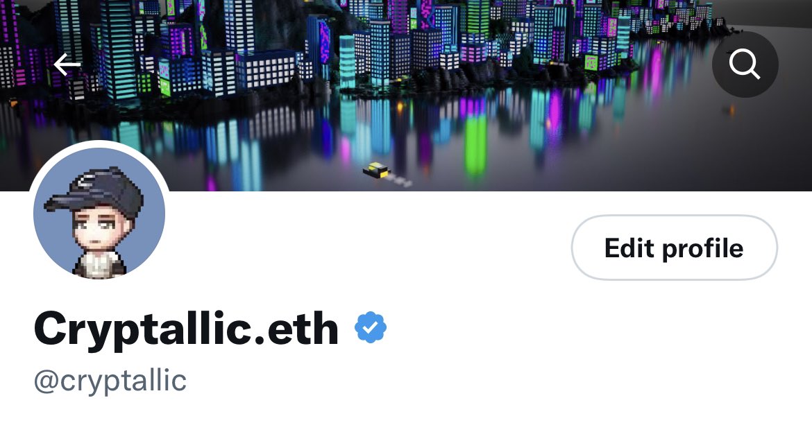 cryptallic's tweet photo. And just like that I’m verified! That was a lot easier than the old system 😅 https://t.co/al4xAb5hZM