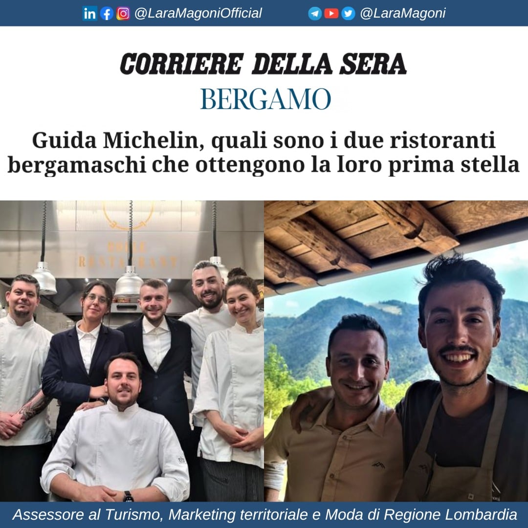 LaraMagoni's tweet photo. Un grandioso risultato per il nostro Territorio: Contrada Bricconi, agriturismo di #OltressendaAlta, premiato con la stella verde per l'attenzione alla sostenibilità, e Bolle Restaurant, di #Lallio, che si aggiudica la classica stella rossa, entrano nell'Olimpo della cucina https://t.co/0d2cUUmC2M
