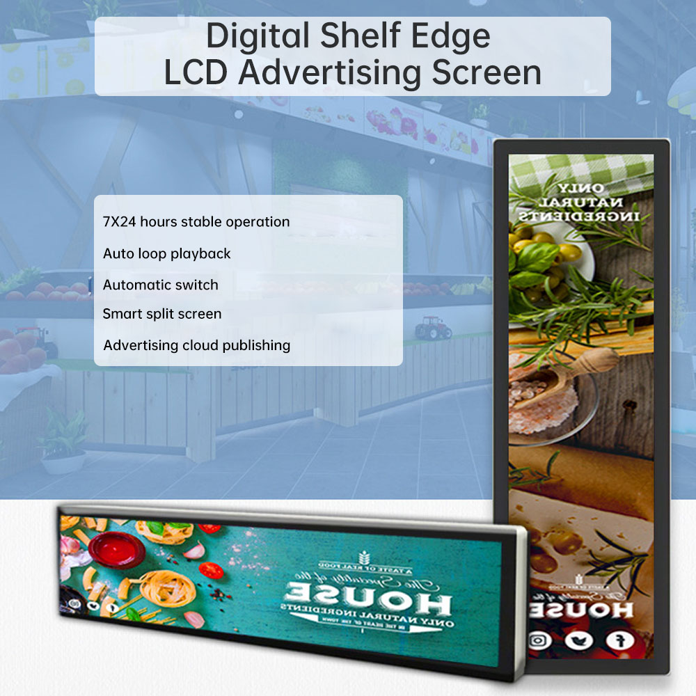 HuEasonCOM's tweet photo. Digital Shelf Edge LCD Advertising Screen
It is designed specifically for usage in indoor conditions and is the perfect solution for restricted digital signage spaces like public transportation like bus and metro, retails, and supermarket
#Digitalsignage #InteractiveWhiteboard https://t.co/vaMSs4AYfH