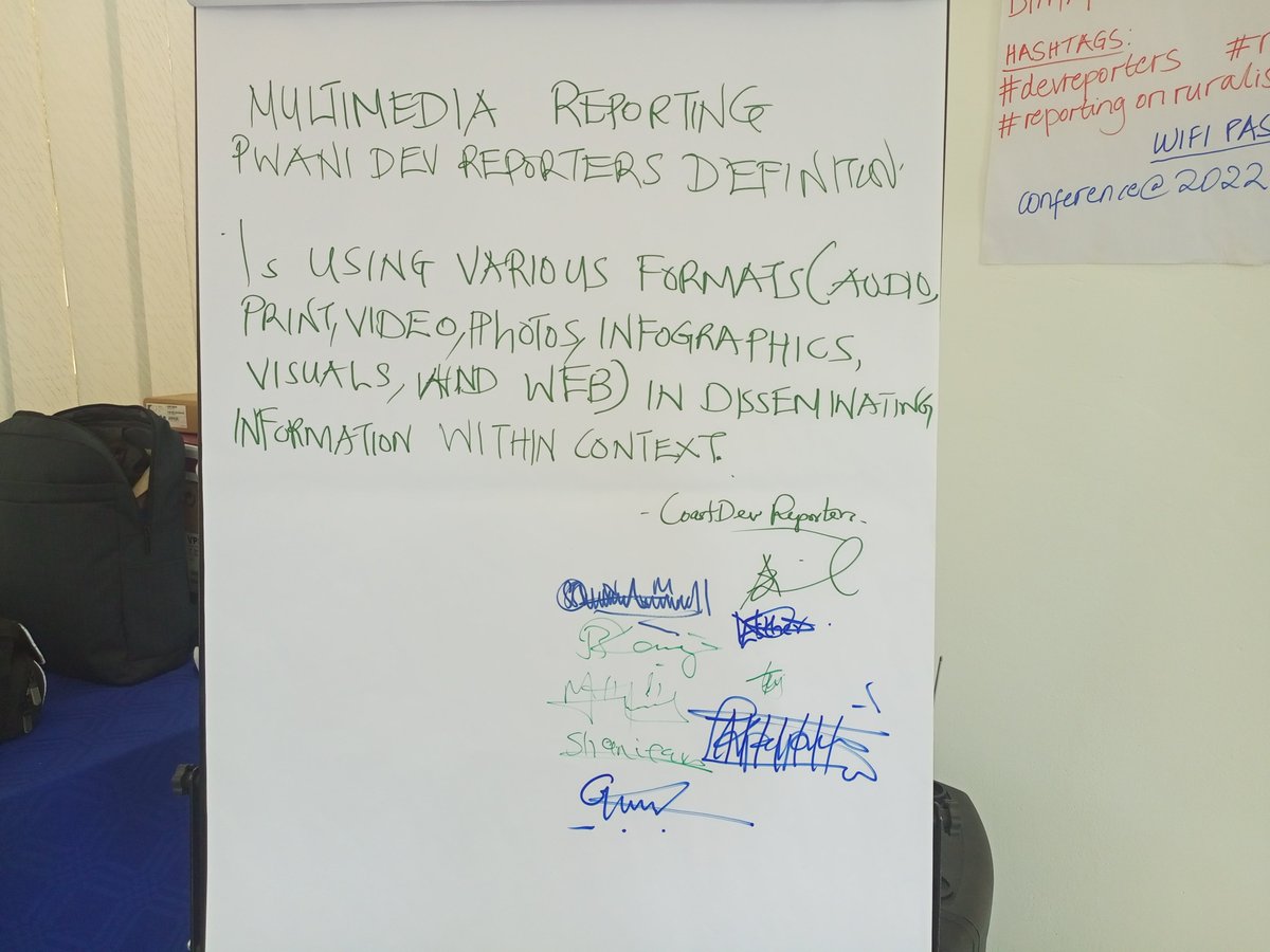 learning never ends and journalism keep growing day by day. As DevReporters PWANI chapter we came up with our own Defination on WHAT IS MULTIMEDIA REPORTING? and this is what we agreed on.
@