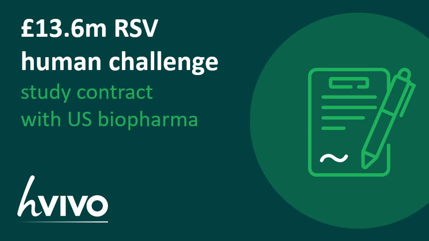 NovusComms's tweet photo. #HVO @hVIVO_UK PLC- £13.6m RSV antiviral contract
-The Phase 2a double-blinded placebo-controlled human challenge trial will take place at the Company's specialist quarantine facilities
-The study is expected to commence in Q3/Q4 2023
Read-https://t.co/MPqRHrhiOk
#clincal https://t.co/MxT0xHCgCM