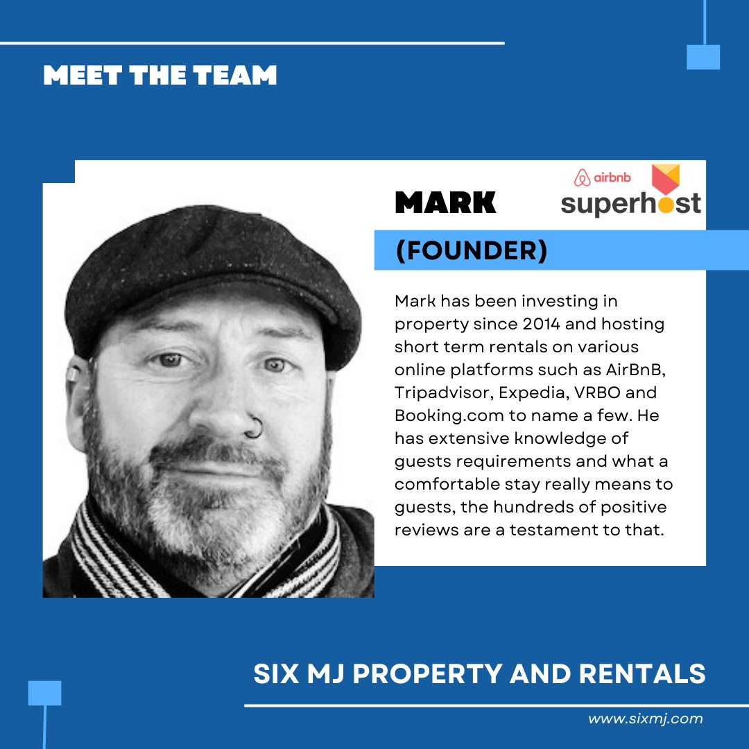 SIX_MJ_Property's tweet photo. A little bit about our founder Mark!

You can visit our website to find out more about the SIX MJ Property and Rentals team >> https://t.co/OQsqkNtpLk 

#SixMJUK #UKSixMJ  #ServicedAccommodation #ServicedApartments #ShortTermAccommodation #LongTermTemporaryAccommodation https://t.co/QiSt0v3zGp
