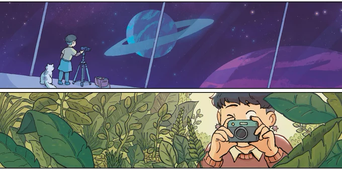 Lunar Boy WIP! Your photography pen pal friend taking nature pics ✨ 