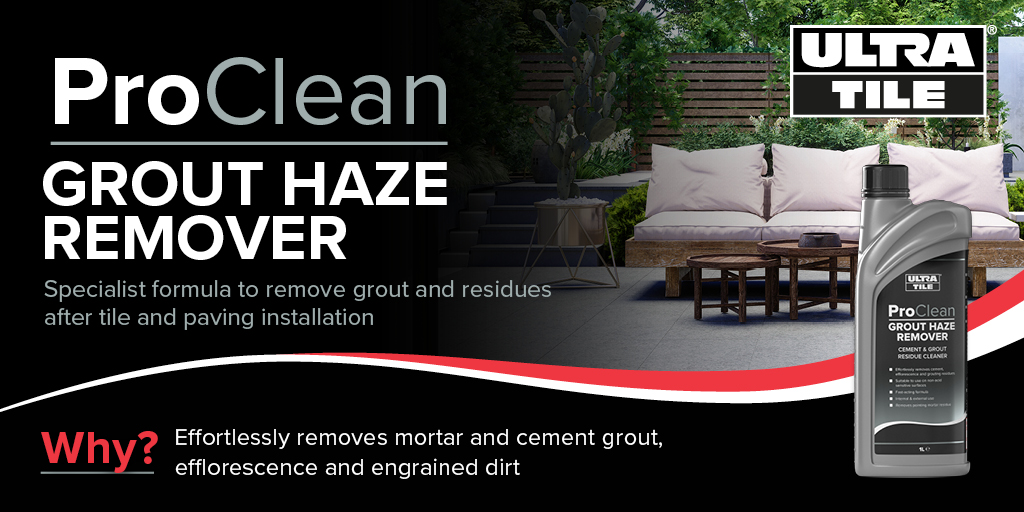 UltraTile_UK's tweet photo. Give your tiles or pavers the finish it deserves with ProClean Grout Haze Remover. This specialist cleaner effortlessly removes mortar and cement grout, efflorescence and engrained dirt. Click to find out more https://t.co/uqVzkC4xKG
#TileCleaning #TileMaintenance #ProClean https://t.co/UwfzQGi39q