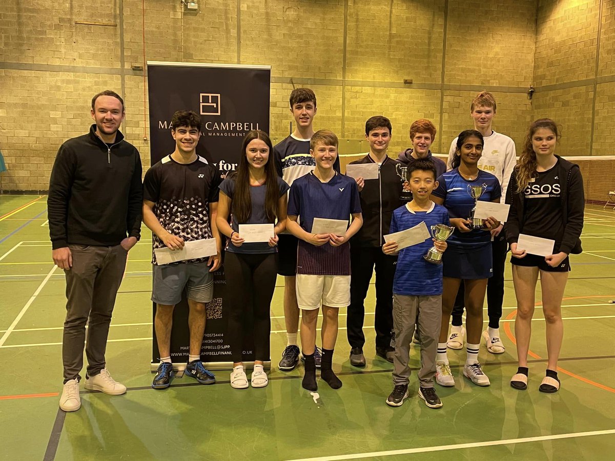 BadmintonScot's tweet photo. Yonex MCFM East of Scotland U13 &amp; U17 Junior Championships🏸
 
Well done Charlie Junnor, Shreya Verghesse &amp; Jaagruti Mannem who won 2 titles in the U13s and Callan Short &amp; Vibha Raman who won 2 titles in the U17s.

Read more👇
https://t.co/1QH7nFMyHJ https://t.co/U8VOxdjX8L