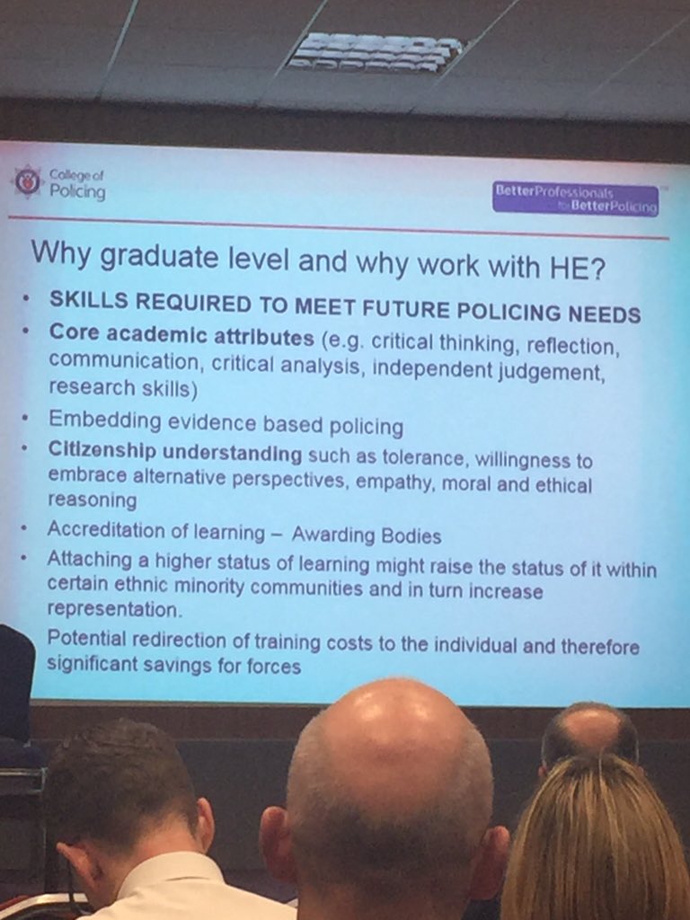 gmhales's tweet photo. Incidentally, this is from 2015 (via @EmWilliamsOU), which I think was when #degreegate first surfaced (that it did so on a conference slide. got the whole thing off to a very bad start).
The final point was neutralised by the apprenticeship levy (except for pre-join degrees). https://t.co/yRKTS2bVxS