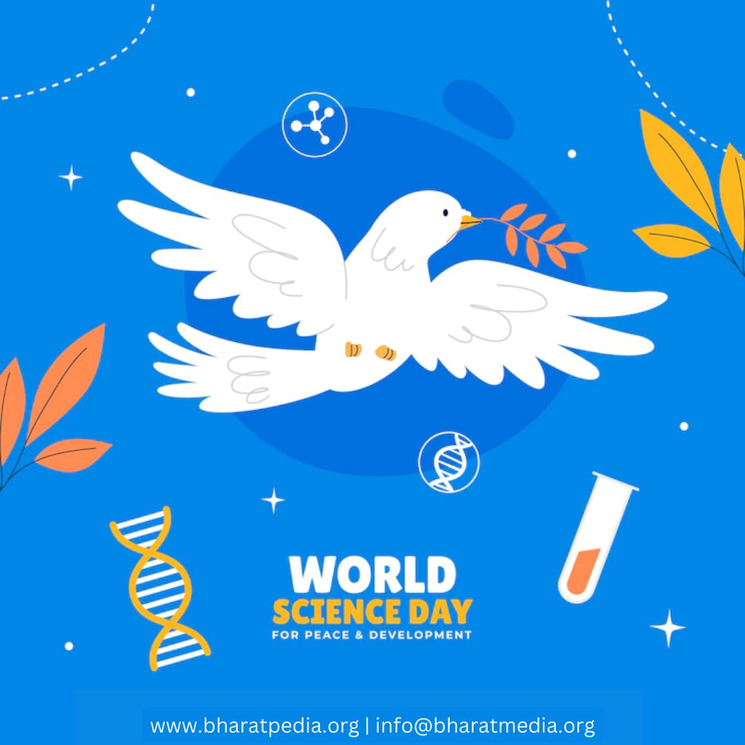 en_Bharatpedia's tweet photo. Wishing a very #HappyWorldScienceDay for #Peace and #Development to all. Let us grow with #science and make this #world a better place to live.

https://t.co/YKgOCulLEL https://t.co/f1IkeTJn2W