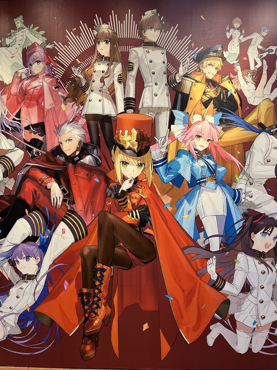 ネロ・クラウディウス(Fate) ,赤セイバー 「あ、ワダアルコ展行ってきました ワダアルコ先生の絵がデカい画像でドーン!ドーン!」|名も無き皇帝のイラスト