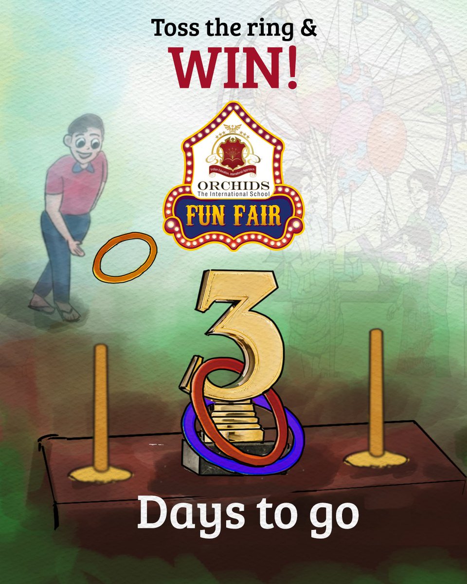 Orchids_School's tweet photo. Toss a ring and win your favourite eatables on the eve of Children’s Day. Visit Fun Fair happening across ten cities. Register now for free entry. Just 3 days to go!
https://t.co/vrL12bk0B2
#OrchidsInternationalSchool #FunFair #OrchidsFunFair #RegisterNow #3DaysToGo https://t.co/GcroKOYo0r