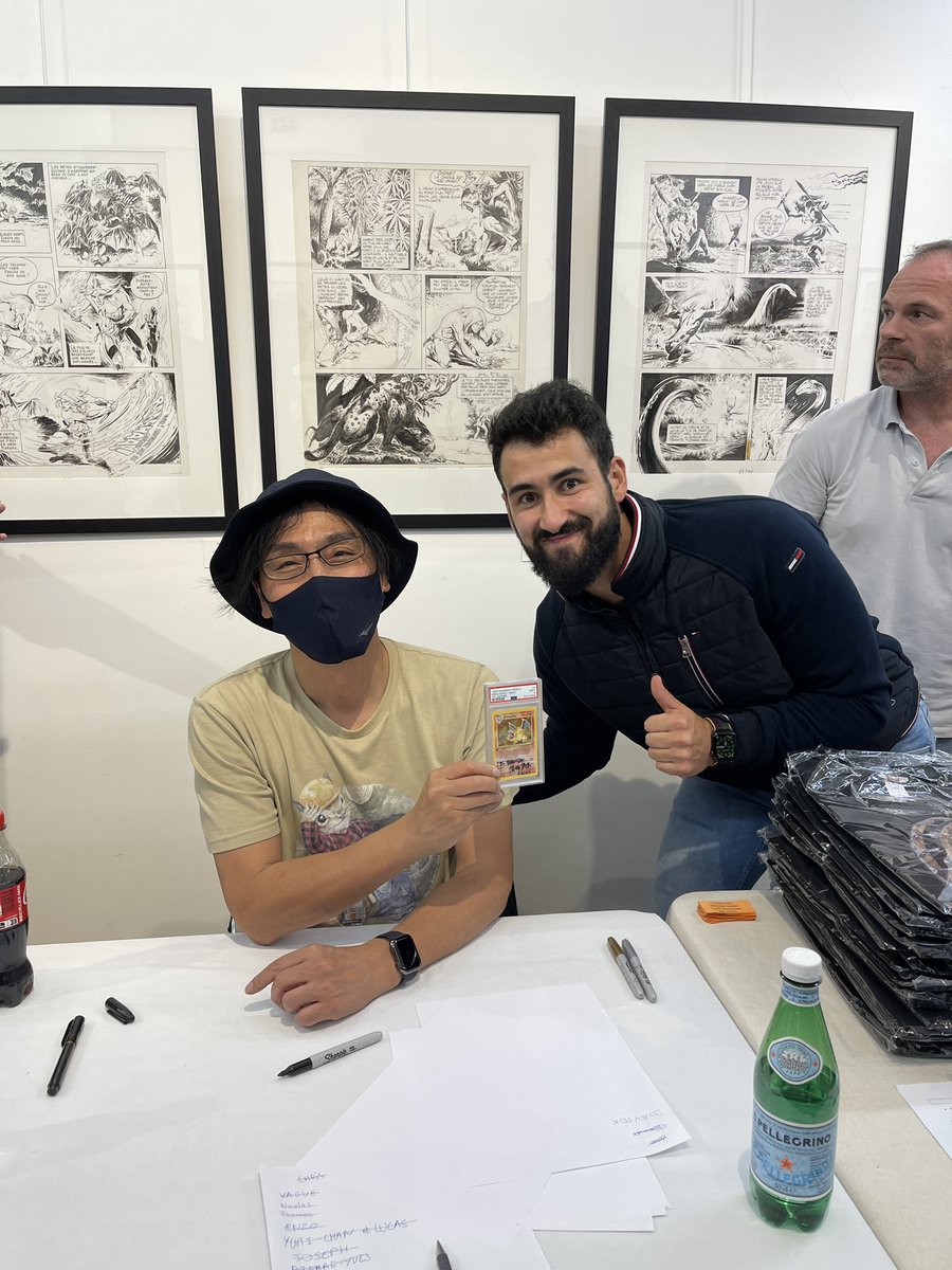 davidkclash's tweet image. Peter un câble et acheter 12 booster lourd 
En ouvrir 6 et sortir les 3 starters ..
Envoyer le tout chez PSA et faire signer le Drac par le Master 🥰
Quel moment 🥰