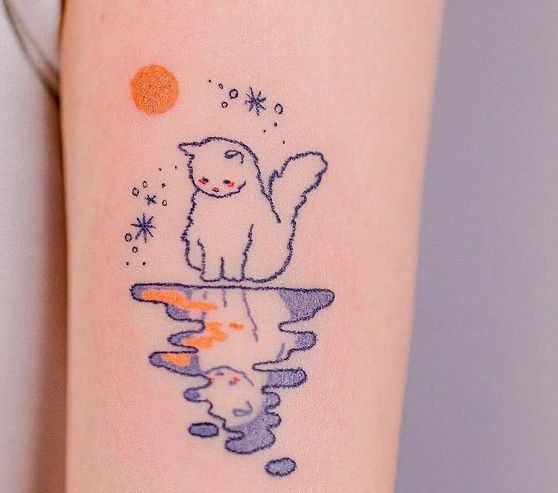 lordhua's tweet photo. @fmslsh я в последнее время сохраняла много татушек с котиками, но это же котики. https://t.co/Pcmud4QIWA