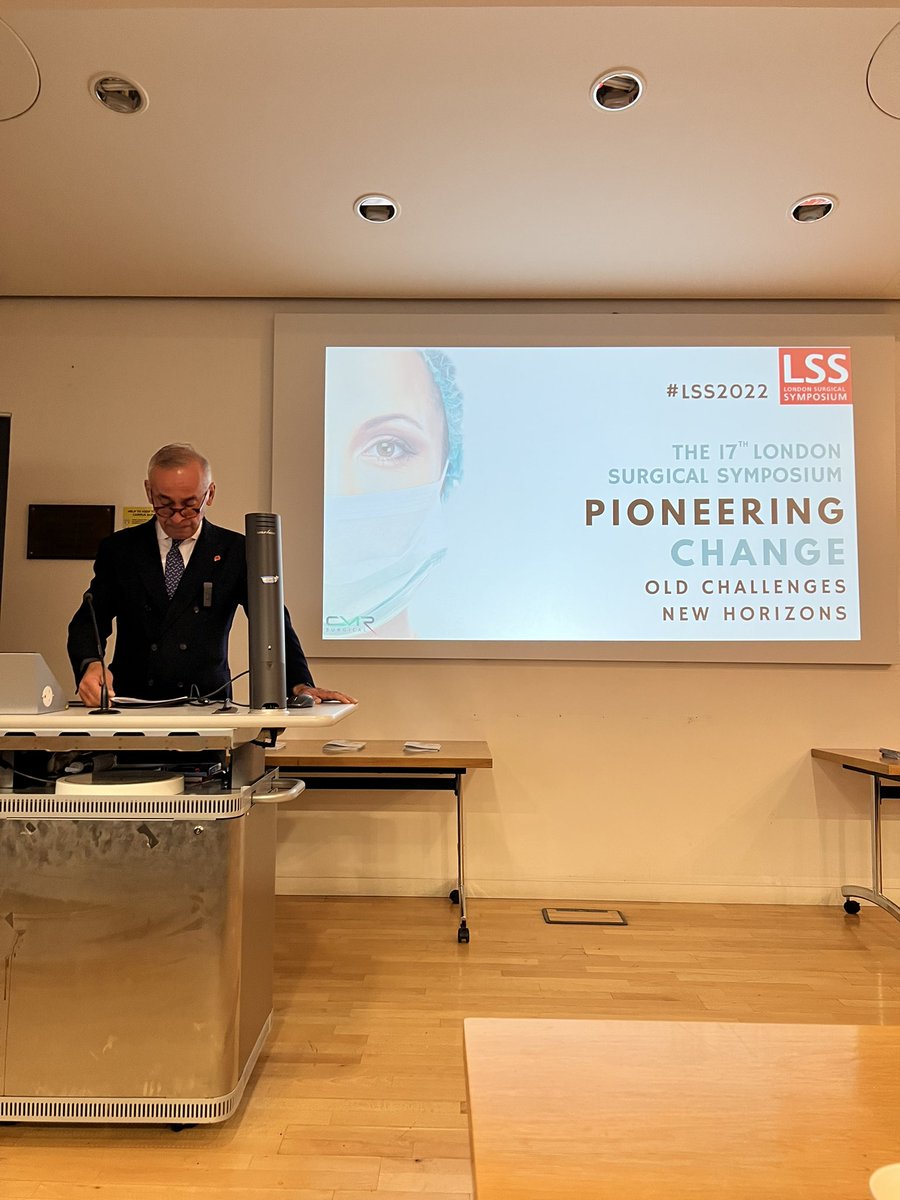 EmmaVCarrington's tweet photo. The London Surgical Symposium 2022 is off to an amazing start! Professor Darzi talking about how our department has broken glass ceilings for 100 years 💪🏼
#LSS2022 @aradarzi @bowelsurgeon @ImperialSandC @imperialcollege https://t.co/JSeXibplH7