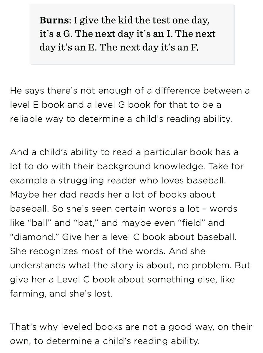 I’ve referred to this experience as “pin the tail on the reading level” in the past. Efficient and effective? #truestory #soldastory