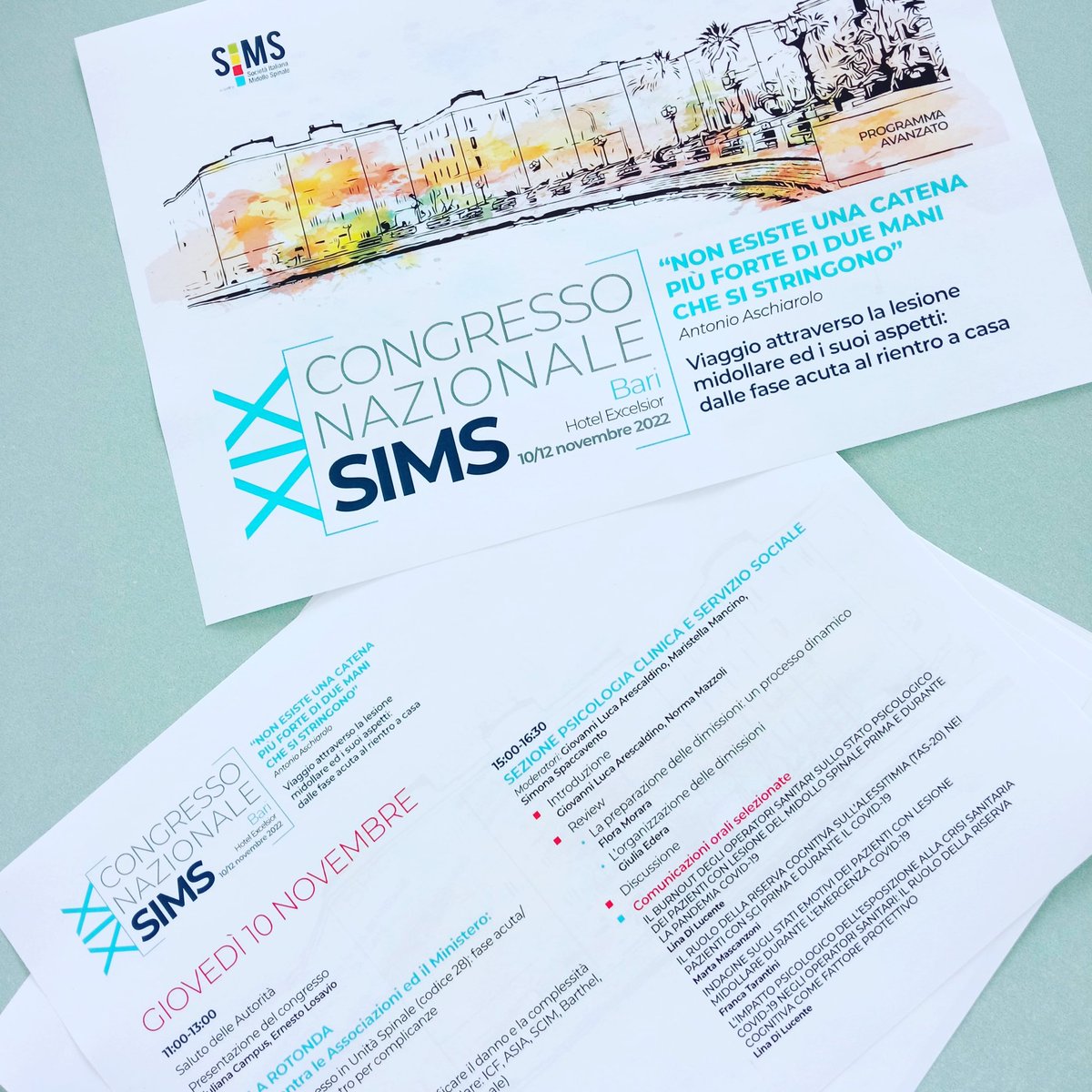 'Non esiste una catena più forte di due mani che si stringono' 🤝🤲☺️ Ma quant'è bella questa frase, quale titolo per il prossimo Congresso Nazionale della Società Italiana del Midollo Spinale? 🥰 #workinprogress #lavoroinequipe #multidisciplinarietá #integrazione