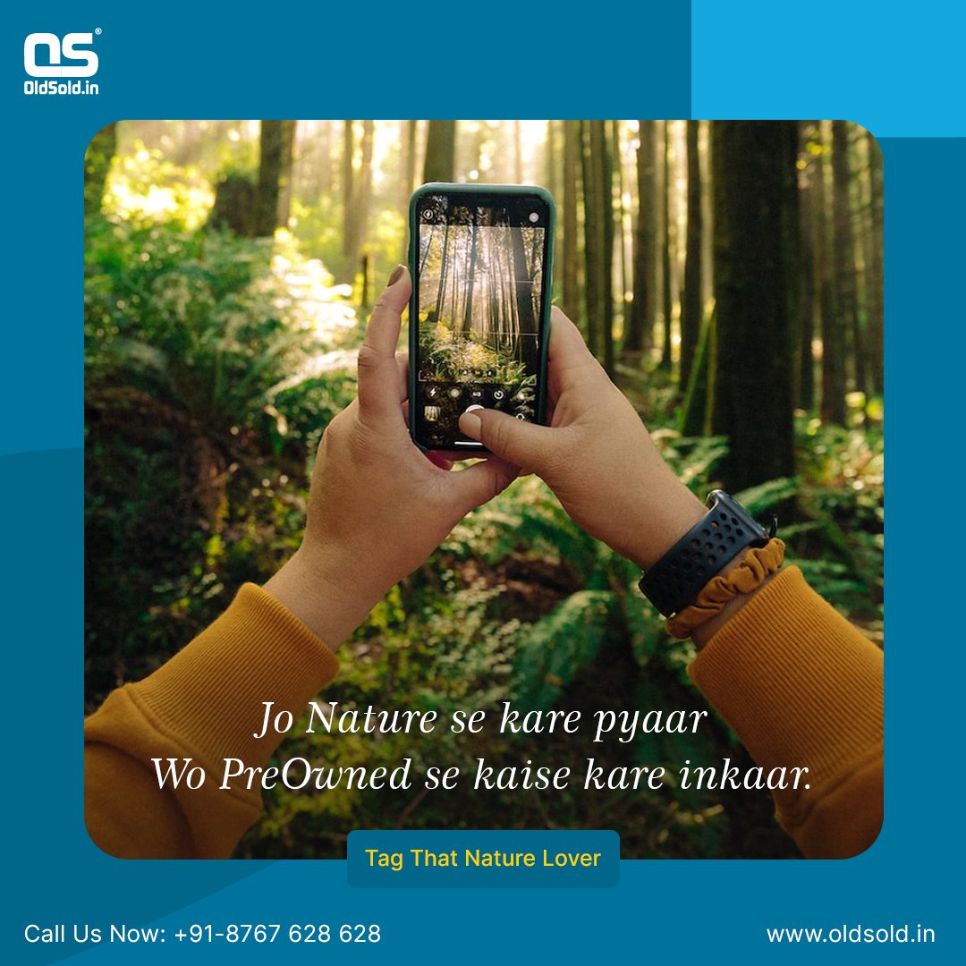 OldSoldIn's tweet photo. Tag that Nature Lover in the comment 

#oldsoldin #oldsmobile #oldlaptop #oldelectronics #refurbishedmobiles #preownedmobile #onlinebusiness #indian #refurbished #saveplanet  #environmentallyfriendly #naturelovers https://t.co/vknw4YD5So