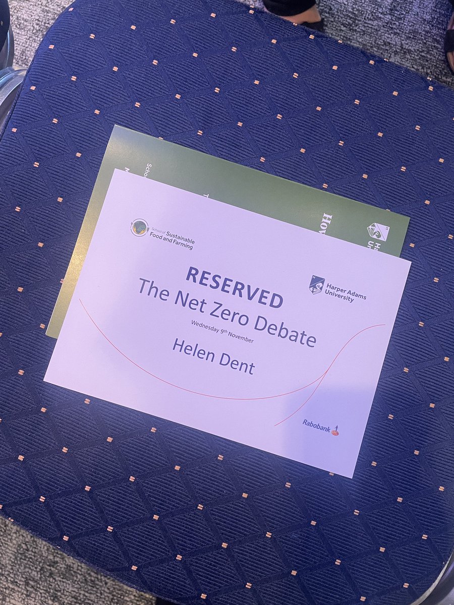 Fantastic night last night as part of the panel at <a href="/HarperAdamsUni/">Harper Adams University</a> SSFF event discussing net zero in farming with Michael Lee, <a href="/JudithBatchelar/">Judith Batchelar</a> <a href="/ProfTimLang/">Professor Tim Lang</a> <a href="/JuliaBradbury/">Julia Bradbury I HAVEN'T BOUGHT BLUE TICK💙</a>
Some lively debate and the highlight of the evening had to be meeting and hearing from HRH Princess Royal.