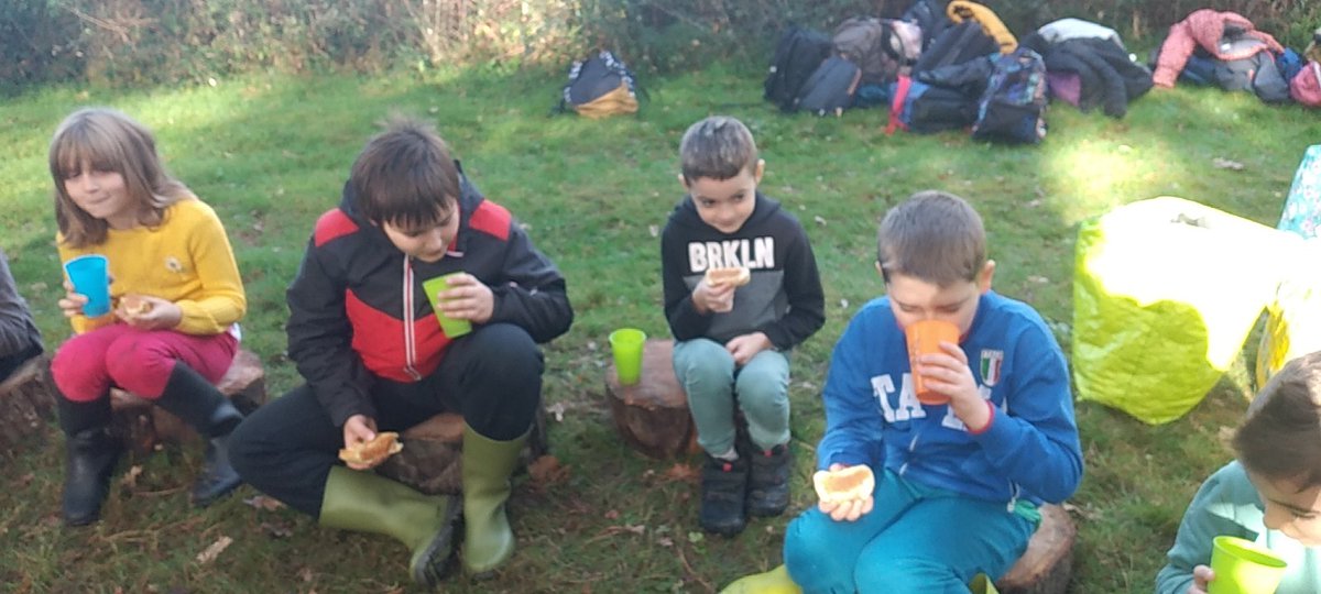 BernonMme's tweet photo. #ClasseDehors.
Pause Tisane et tartine de confiture de coings. https://t.co/T3PZWrJ95e