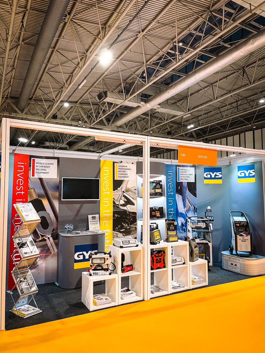 We are all set up to showcase our innovative battery support equipment at <a href="/AM_LiveUK/">Automotive Management Live</a>, come visit us on stand C30, across from <a href="/carwowuk/">carwow</a>.