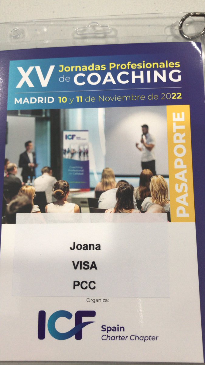 Comencem! a veure que aprenc que pogui ajudar més i millor #15JornadasICF