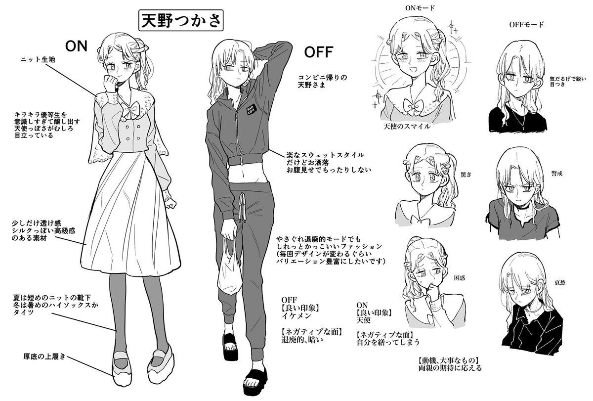 おまけの設定画など 