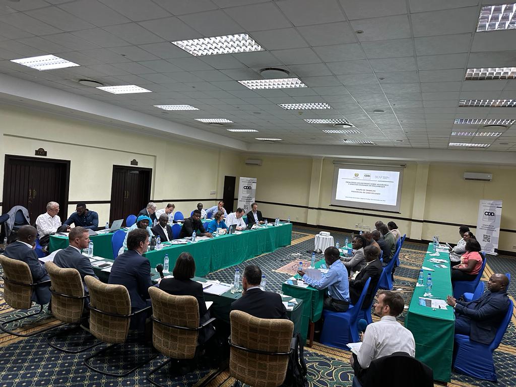 CDD_Moz's tweet photo. Decorre em Pemba a Reunião do Grupo de Trabalho de Cabo Delgado, evento que se realiza no âmbito da visita a Moçambique da delegação de alto nível da Iniciativa dos Princípios Voluntários. https://t.co/nN6v7NsNaz