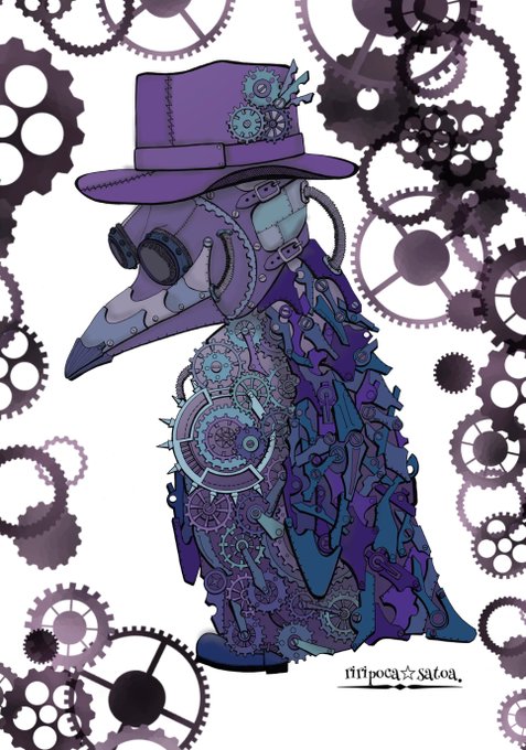「steampunk top hat」 illustration images(Latest)