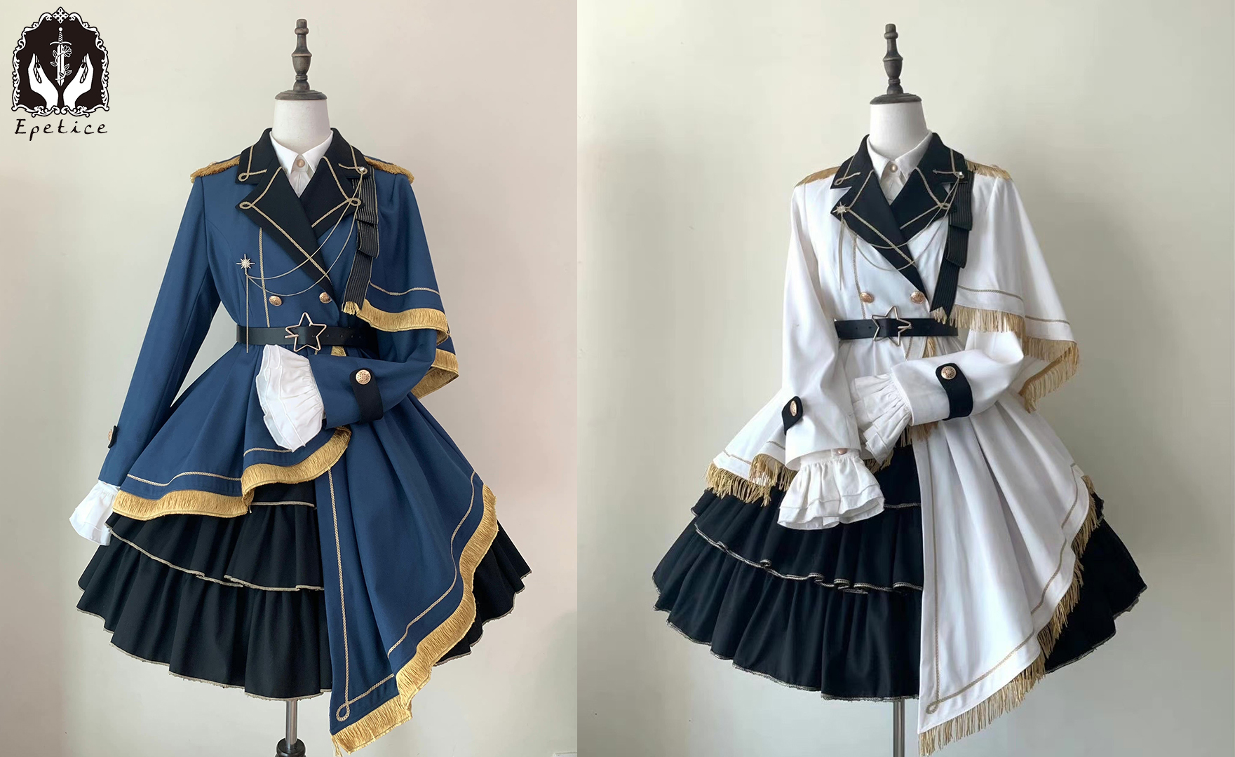 星巡りの騎士 【Silent Mars】 軍服ロリータ 星巡りの騎士 シリーズ【Silent Mars】 人気ミリタリースタイル