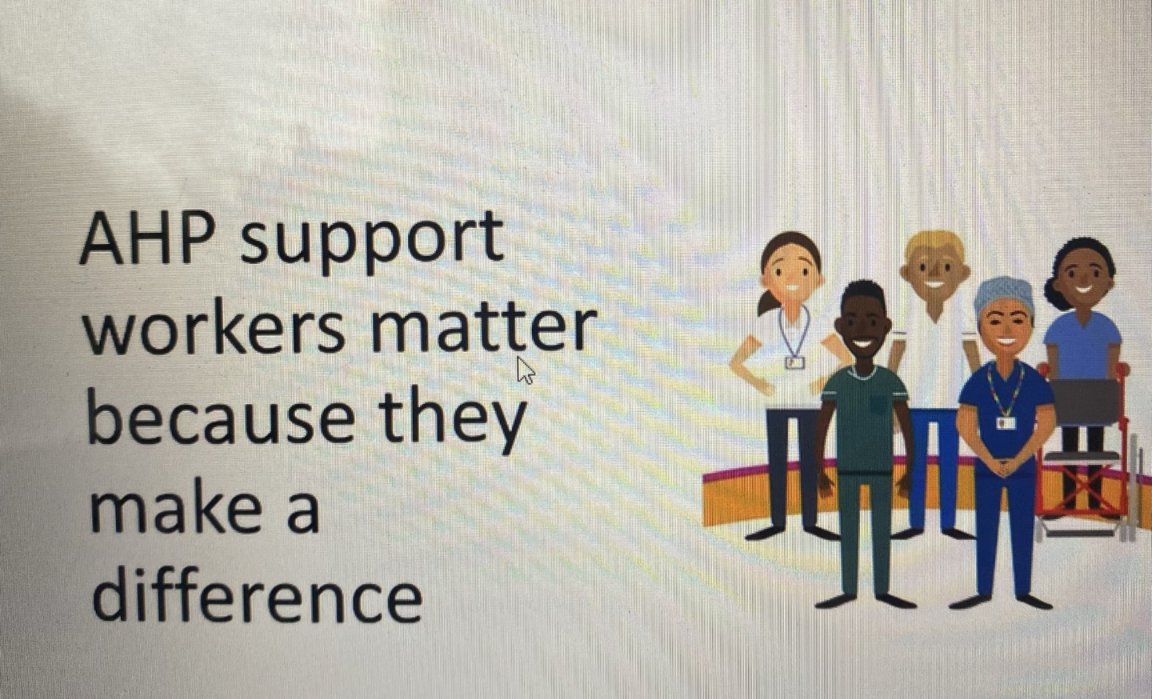 Becca Bambridge (@beccaheryet) on Twitter photo Wonderful opening from <a href="/rgriffinskill/">Professor Richard Griffin MBE</a> this morning. #swahpmassive Thank you! We #AHPSupportWorkers do make a difference. Wonderful opening from <a href="/rgriffinskill/">Professor Richard Griffin MBE</a> this morning. #swahpmassive Thank you! We #AHPSupportWorkers do make a difference.