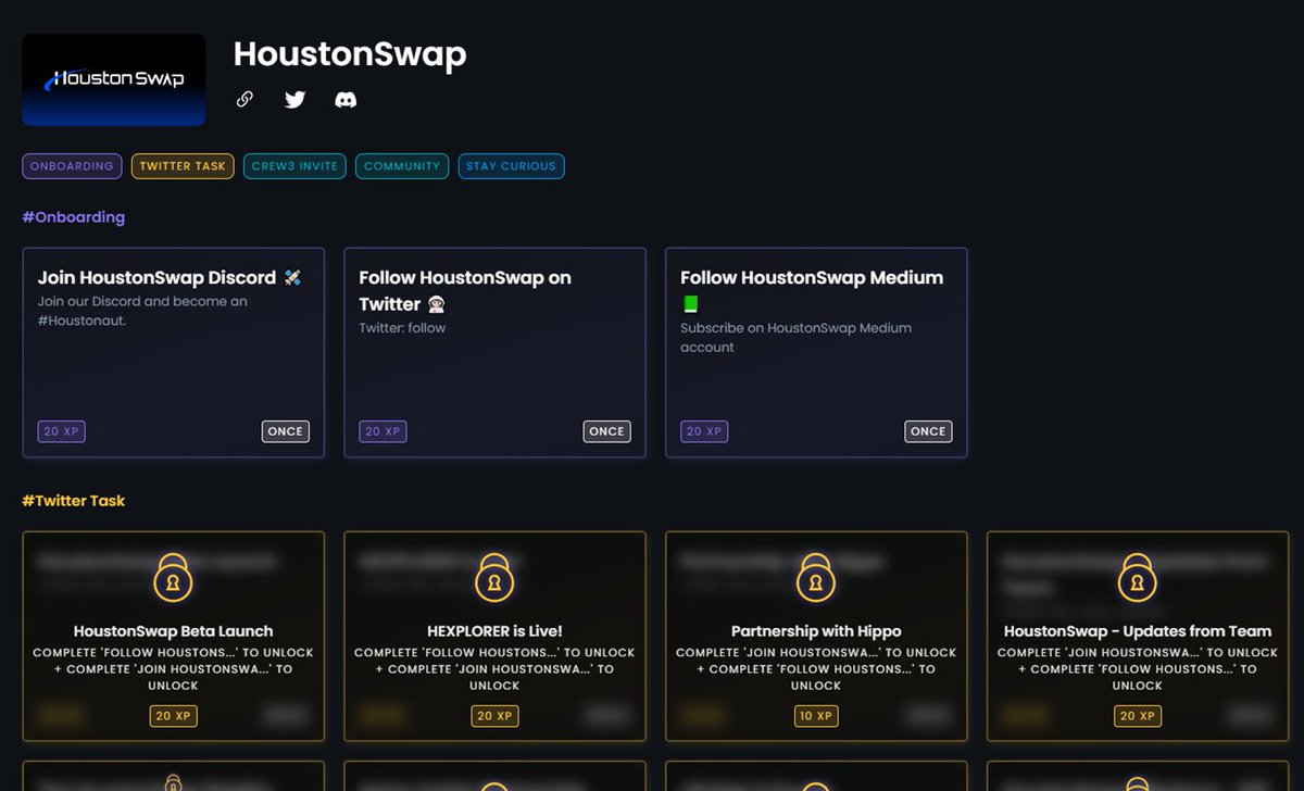 #Houstonauts, how many XPs you have earned from our ambassador program? 👇

Start your missions to get high rank 😎 🚀
houstonswap.crew3.xyz/leaderboard

#Aptos #AptosEcosystem #LFM