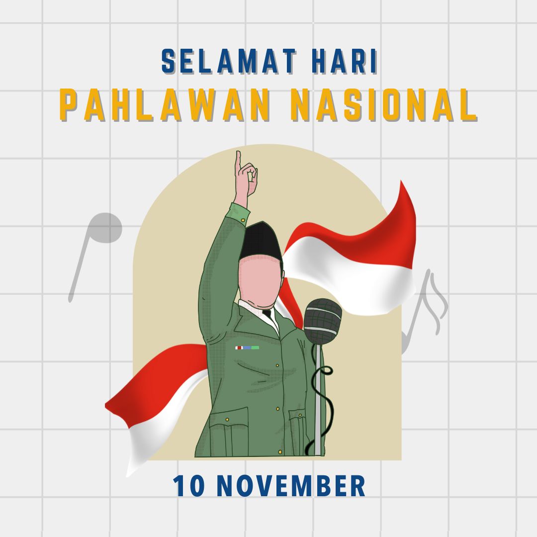 Semangat berinovasi wahai generasi muda Indonesia, jadilah pahlawan masa kini yang membanggakan negeri.

Paduan Suara Universitas Tarumanegara mengucapkan Selamat Hari Pahlawan Ke-77