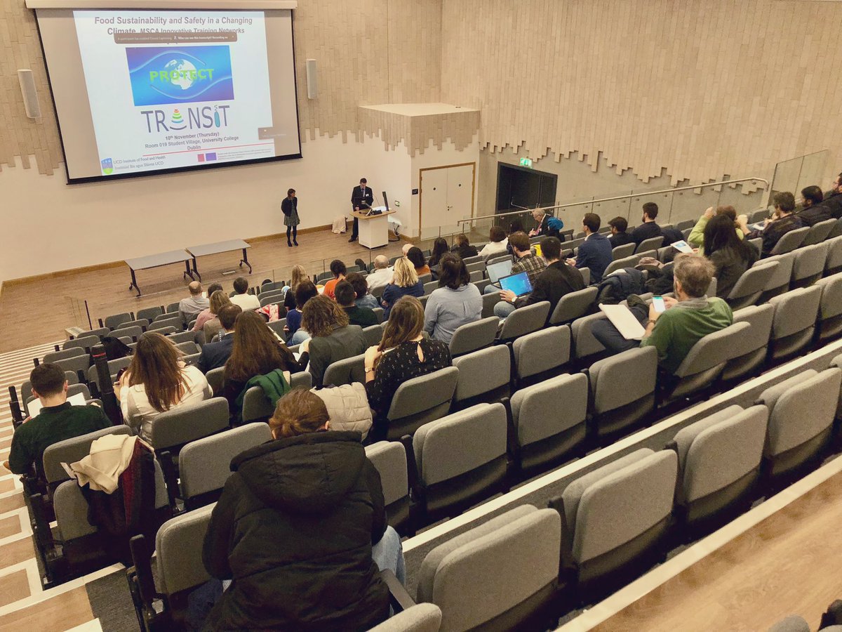 Kick-Off joint <a href="/MSCActions/">Marie Skłodowska-Curie Actions</a> <a href="/PROTECT_ITN/">PROTECT-ITN</a> &amp; <a href="/transit_itn/">TRANSIT_ITN</a> Symposium:

“#Food #Sustainability &amp; #foodsafety under #ClimateChange”

 … predicting the future, scientific facts only!

#COP27 
<a href="/biogroup_usc/">Biogroup</a> <a href="/UniofNottingham/">Uni of Nottingham #WeAreUoN</a> <a href="/UMmalta/">University of Malta</a> <a href="/UCDFoodHealth/">UCDFood&Health</a> <a href="/KULeuvenBioTeC/">KULeuvenBioTeC+</a> @lucsels <a href="/INRAE_Secalim/">INRAE UMR SECALIM</a>