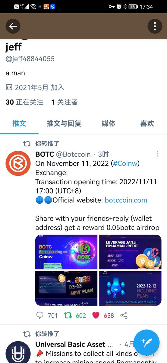 jeff48844055's tweet photo. @Botccoin My botcoin wallet address
0x27d3865aeaa7735a4bd282821d65dfd2ebe35726 https://t.co/NnE6AlNYUQ