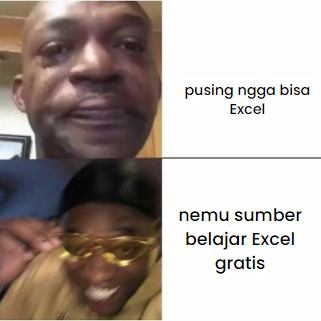 KUMPULAN SUMBER BELAJAR EXCEL GRATIS: YOUTUBE, PDF, WEBSITE, INSTAGRAM, TIKTOK ✅

— a thread.